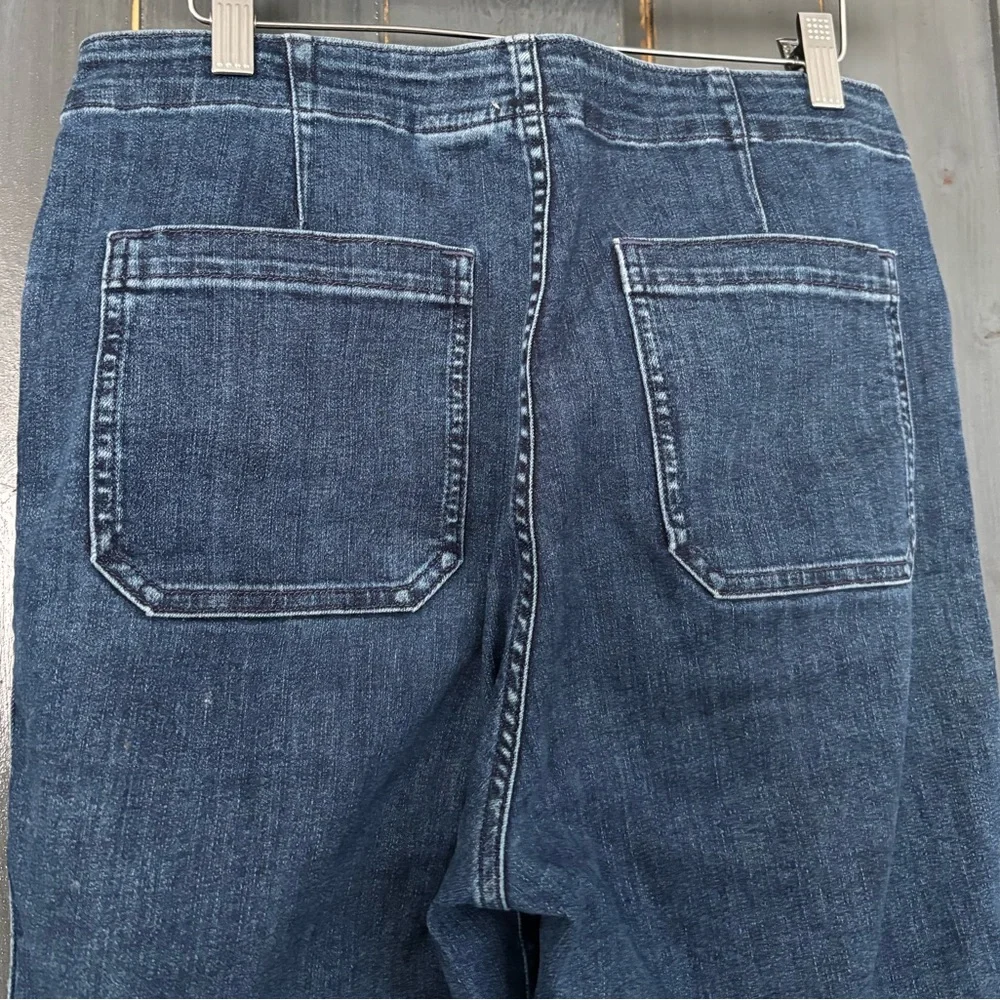 J. Crew Reimagined Dark Blue Wide-Leg SAILOR Jeans sz 29